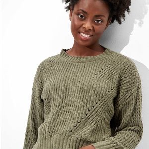 American Eagle Olive Green Sweater NWT Size M